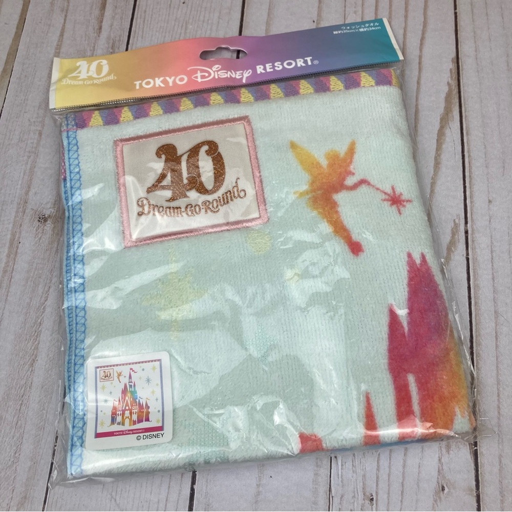 NWT Tokyo Disney Resort 40th Anniversary Towel D012